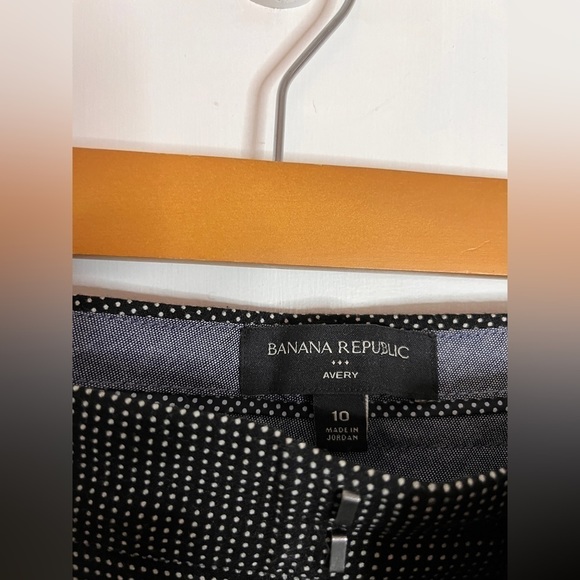 Banana Republic Black and White Avery  Pant Size 10 - Picture 7 of 10